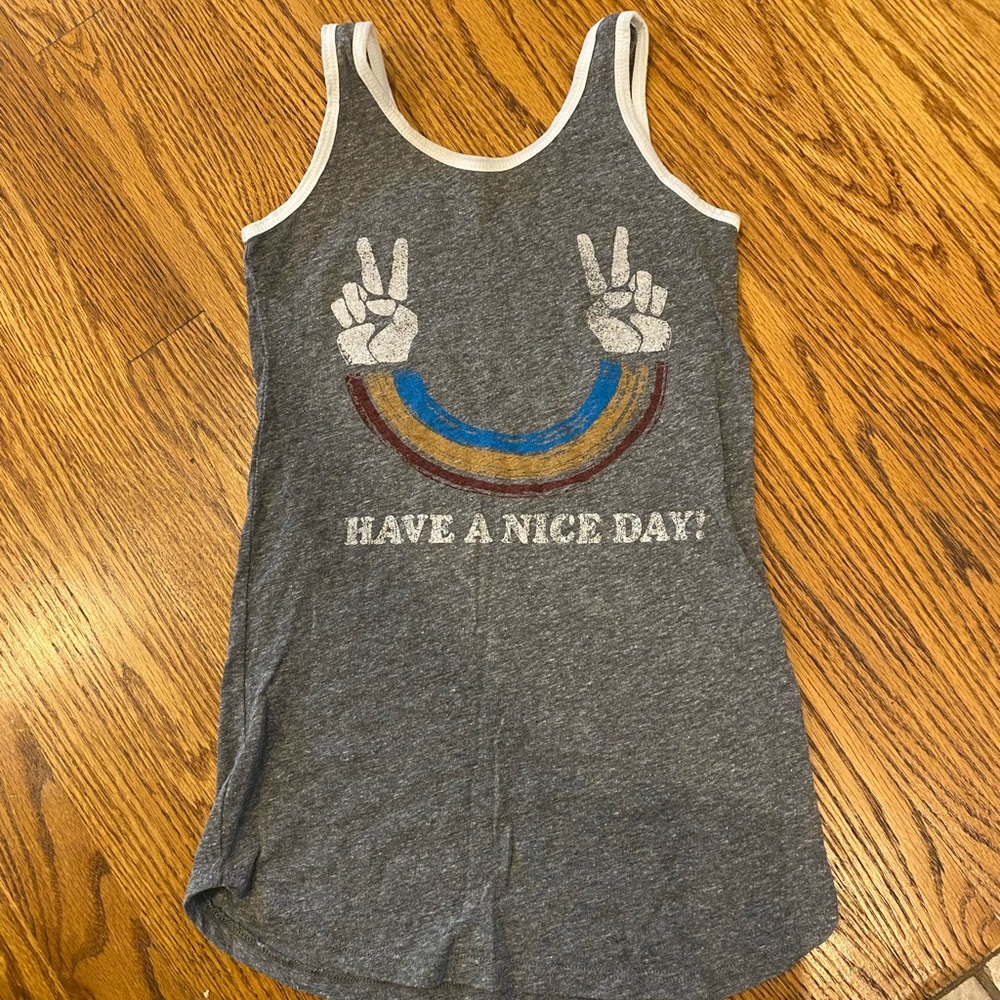 Girls tiny whales tank dress